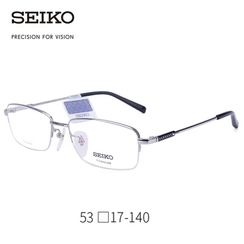SEIKO Eye Glasses Okvir za Moške Zlata Platišča Optični Titana Očala Kvadratnih Dioptric Očala Očala za Človeka HC1002