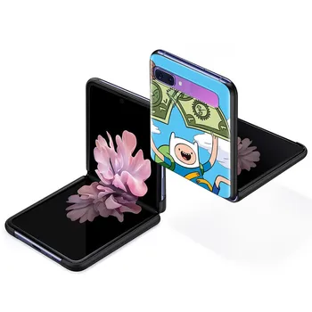 Avanture Čas Ice King PC Ohišje Za Samsung Galaxy Ž Flip 5G Black Trde Plastike Telefon Coque Zložljivi In Delitev Lupini