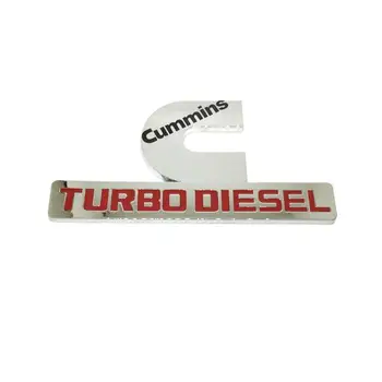 Brezplačna Dostava ABS Cum-min Turbo DIESEL Avto Emblem Značko