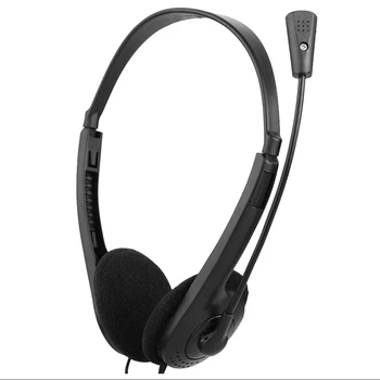 Najnovejši 3,5 mm Žične Stereo Slušalke šumov Slušalke Z Mikrofonom Gaming Slušalke Za Računalnik Prenosnik Namizni Mikrofon