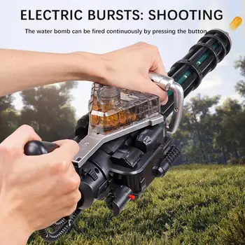 Električni Zraka Gatling Pištolo Boy Toy Vojaško Orožje Pištolo Model Vode Bullet Air Soft Bullet Pištolo Streljanje Električnih Zračne Puške 1665373