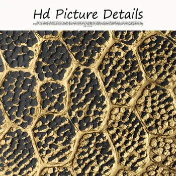 Nordijska Povzetek Geometrijski Vzorec Luxury Gold Platno, Tisk Wall Art Plakati Dekorativne Slike za Dnevni Sobi Doma Stenski Dekor