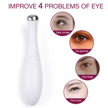Mini Oči Massager Eye Za Nego Kože, Kozmetični Naprave Cabrio-Trenutne Oči Gubam Odstranitev Anti Aging Vibracijsko Masažo Pralni Čarobno Palico