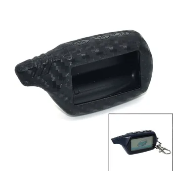 Ključ Zajema B9/B6 Ogljikovih Primeru za Starline B91/B61/A91/A61 KGB FX-5 Jaguar-ez eno LCD Keychain Oddaljeno 2 Način Alarm