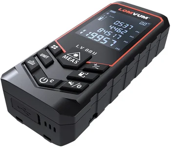 LOMVUM Laser Rangefinder 50 M-120 M Laser Distance Meter Mini Bluetooth Trak Obseg Odkritelj USB Diastimeter Ukrep