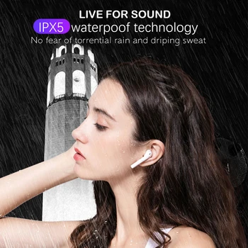 VTIN I99 TWS Slušalke Bluetooth 5.0 Brezžične Slušalke IPX5 Nepremočljiva Stereo Čepkov Za Huawei P30 Lite Iphone 11 PK i12 i80