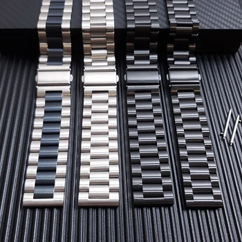 Iz nerjavečega Jekla, Trak Za Samsung Galaxy Watch 3 45mm klasični metal band Zapestnica za Galaxy Watch3 41mm pašček za Zapestje watchbands