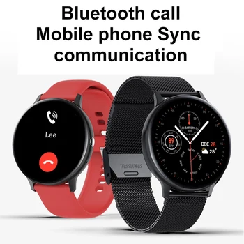 2021 Novo Pametno gledati Moške in Ženske športne watch Bluetooth klic Polno-zaslon na dotik Srčnega utripa, spremljanje Multi-funkcijo watch