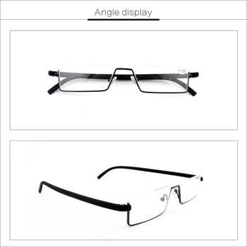 NONOR Pol Okvir Obravnavi Očala TR90 Smolo Zložljive Presbyopic Očala Unisex Modna Presbyopic Očala z ohišjem +1.0-+3.0