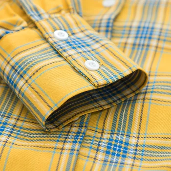 SEMIR Ženske Kariran bluzo 2020 Novo Ohlapno Vezenje Retro Dolg Rokav Bombaž Udobno Dihanje Majice za ženske