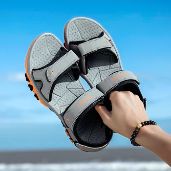 Moda za Moške Priložnostne Čevlji Poletno Svetlobo Dihanje Sandale Udobno na Prostem Moških Plaži Čevlji Visoke Kakovosti Non-slip Moški Čevlji