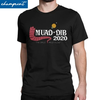 Moške Dune Muad'Dib 2020 T Srajce Frank Herbert Arrakisa Sandworm znanstvena Fantastika Oblačil Super Tees Nov Prihod T-Shirt