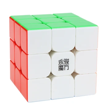 Yj Yulong 2M V2 M 3x3x3 Magnetni Magic Cube Yongjun Magneti Puzzle Hitrost Kocke Stickerless Črna Različica