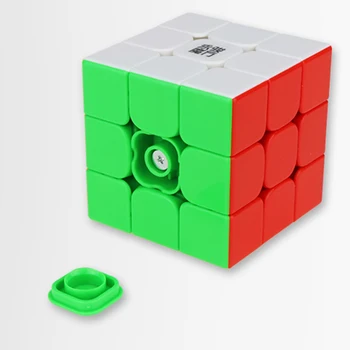 Yj Yulong 2M V2 M 3x3x3 Magnetni Magic Cube Yongjun Magneti Puzzle Hitrost Kocke Stickerless Črna Različica