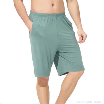Moške poletne nove tanke Loungewear mehko stretch plus velikost človek doma priložnostne hlače, bombaž, ohlapne hlače, Pižame zelo velike Domačo Rabo