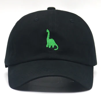 Nova Moda oče klobuk dinozaver vezenje baseball kapa bombaž adjustble hip hop športne kape unisex priložnostne kape nedelja klobuk