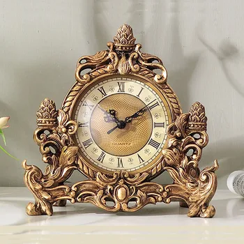 Vroče Tabela Ura Dekoracijo Dnevne Sobe Skandinavski Retro Desk Clock Sodobna Moda Ustvarjalne Evropske Gospodinjstvu Namizni Ure Darilo