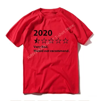 Zelo Slabo 2020 Ne Bi Priporočal Humor T Shirt Harajuku Slog Smešno 2020 Pregled Bombaža, Kratek Rokav Tee shirt unisex majica s kratkimi rokavi