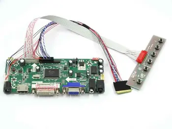 Yqwsyxl Nadzorni Odbor Spremlja Komplet za B141PW04 V0 HW2A HDMI+DVI+VGA LCD LED zaslon Krmilnik Odbor Voznik