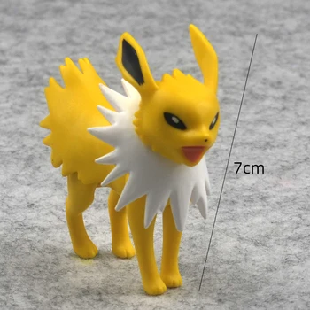 Mini Pokemon Figuric Anime Slika Model Igrača Aipom Flareon Jolteon Litten Marowak Vulpix Abra Squirtle Bulbasaur Sobble
