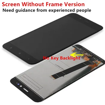 Za Xiaomi Mi A1 LCD Zaslon Preizkušen AAA Zaslon Lcd+Touch Screen s srednjega okvirja Zamenjava za Xiaomi Mi 5X Mi A1 5.5 palčni