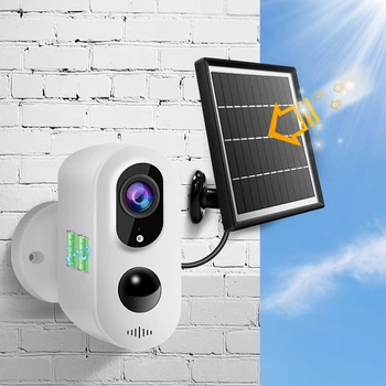 Ip Kamera Videcam Nizke Moči Sončne celice, Wifi 1080P PIR Varnostni Nadzor CCTV IP66 Nepremočljiva dvosmerni Audio Webcam na Prostem