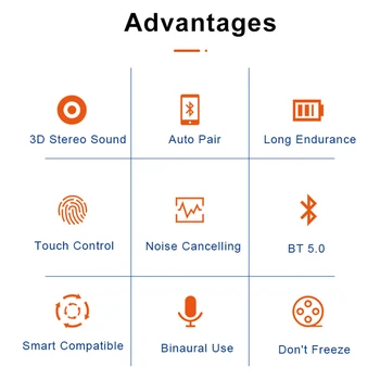 TW12 TWS Brezžične Slušalke Bluetooth 5.0 Glasbe, Gaming Slušalke ročaji očal Za Iphone Nasprotnega Samsung Huawei Xiaomi Športne Slušalke