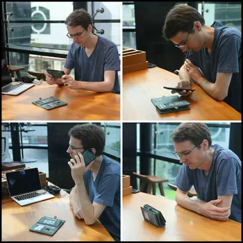 CaseMe Zadrgo, Denarnico, Telefon, Ohišje Za Samsung Galaxy Note 10 Multi-Funkcijo Snemljiv kovčki Za Galaxy S8 S9+ Opomba 8 9 S10 e