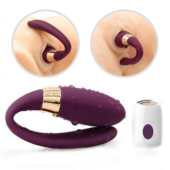 Ženski G Spot Vibrator, Dildo Dvojni Vibrator Vagina Masaža Spola Igrače, za Ženske z Brezžičnim Daljinskim Dildo Vibracijsko Jajce Odraslih