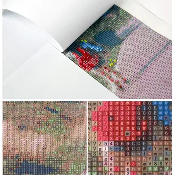 Nosorogovo 5D DIY diamond slikarstvo rdeča granatno jabolko mozaik navzkrižno šiv umetnosti vzorec diamond vezenje obrti doma dekoracijo ZWQ