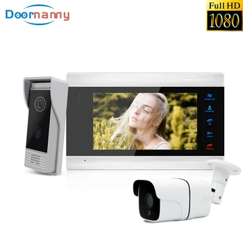 Doornanny 1080P Video Interkom Za Dom Apartma Zvonec & Interkom S Kamero Kit 1080P Video Vrata Fotoaparat Vnos Matične Plošče