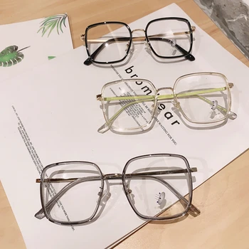 Luksuzne Blagovne Znamke Računalniških Očal Okvir Ženske, Moške, Nove Anti Modra Svetloba Blokiranje Očala Retro Jasno, Optični Kvadratnih Spektakel Eyeglass
