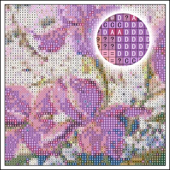 5D DIY diamond vezenje Pink tulipanov diamond slikarstvo Navzkrižno Šiv celoten kvadratni vaja Nosorogovo mozaik doma dekoracijo HYY