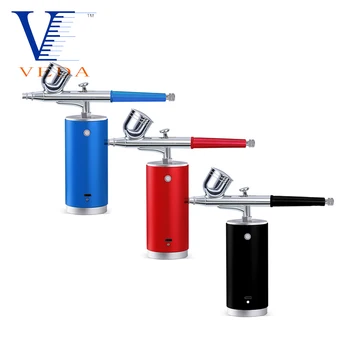 Akumulatorski Samodejno Airbrush Kit USB Prenosni Ročni Airbrush Pištola za Kit za Ličila Tatoo/Torto Dekoracijo/Model Kolorit/Manikura