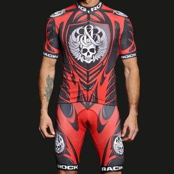 Rock racing 2020 moški kolesarski dres poletje kratek rokav obleka ropa maillot hombre ciclismo 2020 bycicle MTB bib kratke nize