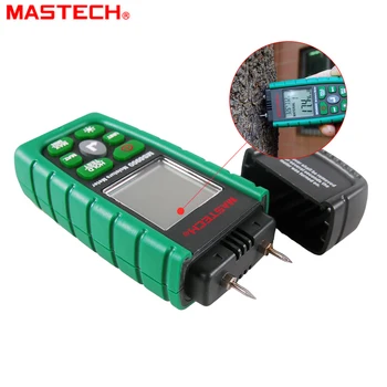 Mastech MS6900 Digitalni Merilnik Vlage Lesa, Lesa, Betona Stavbe Temperatura Vlažnost Tester z LCD-Zaslon Osvetlitev ozadja