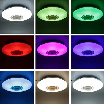 72W LED Stropne Luči Sodobnih RGB Domačo Razsvetljavo APP Nadzor bluetooth, Glasbo, Svetlobo, Spalnica Svetilke AC110-260V Smart Stropna Svetilka