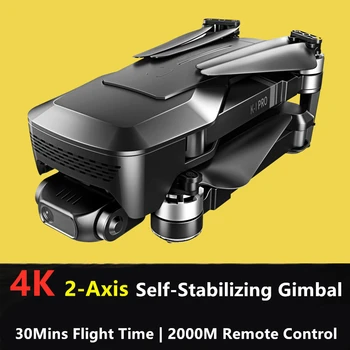 GPS Mi Sledite Brushless 5G WIFI FPV RC Brnenje 2-Osni Mehanske Gimbal 4K ESC Dual Camera 2000M Obseg 30Mins Vzdržljivosti Quadcopter