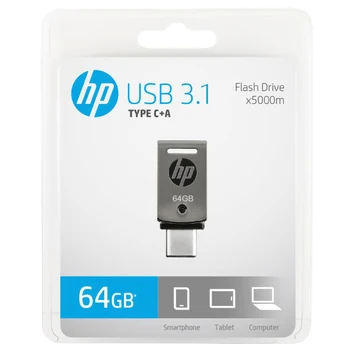 128GB HP X5000M kovinski OTG USB ključek USB 3.1 Tip-c 3.1 visoko 170MB/S pendrive za Samsung Huawei Xiaomi otg pametni telefon