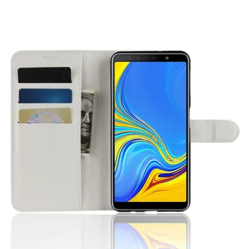 Za Samsung Galaxy A7 2018 Primeru Samsung galaxy A750 Flip Luksuzni PU Usnje Primeru Telefon Za SM-A750F 7 2018 Primeru 6.0