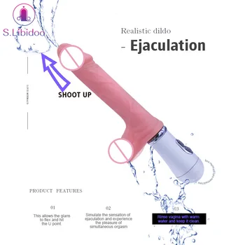Vodni curek Dildo, Vibrator USB, Baterije Vagine, Klitoris stimulator AV palico G Spot Klitoris Stimulator za Odrasle sex igrača za Ženske