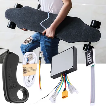 Prvotne Novi Mini daljinski upravljalnik vgrajena Litijeva Baterija S Sprejemnikom Za Električni Skateboard Longboard z Daljinskim upravljalnikom