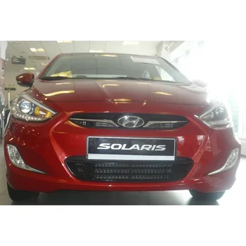 Očesa na odbijač zunanjosti za Hyundai Solaris za obdobje 2011-, črna, 15 mm (Solaris)