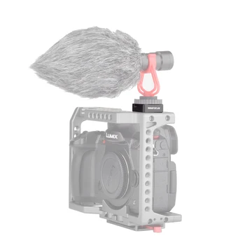 DSLR Fotoaparat Objemka A6500 Hladno Čevelj Nastavek Vlog Ploščad za Mikrofon Lučka LED DIY Možnosti za Sony A6600 A6400 Za Nikon z6