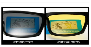 WarBLade 2019 Novo Nočno Vizijo Očala Moške blagovne Znamke, Modni Oblikovalec Polarizirana Nočna Vožnja Okrepljeno Luč, anti - Očala