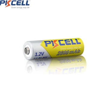 4Pcs/1Card PKCELL AA 1,2 V NIMH 2600mah Baterija za ponovno Polnjenje Pravi Zmogljivosti Tovarne neposredno Za Kamero
