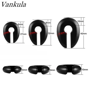 Vankula 2PCS Nov Prihod Uho Plug Predorih v obliki črke U Nakit Telo Piercing Modni Uho Merilniki Expender 6 mm 8 mm 10 mm