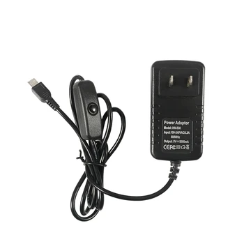 5V 3A Napajanje Polnilec Za Raspberry Pi AC Adapter Micro USB Kabel z Vklop/Izklop Stikalo za banana pi pro Model B+ Plus
