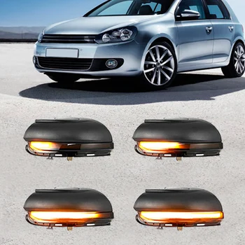 Poiščite LED Dinamični Vključite Opozorilne Luči Strani Ogledalo Utripa Blinker Repeater Za Volkswagen VW GOLF 6 VI MK6 GTI R skladu R20 Touran