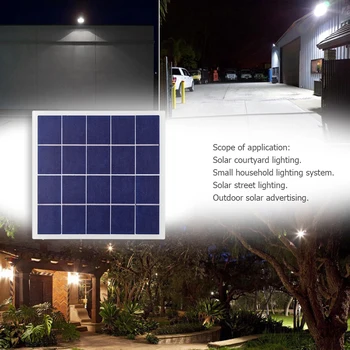175x172mm 4W solarnimi DIY Polikristalni Silicij Solarni Polnilec za Sončne vrt razsvetljavo Majhen dom sistem osvetlitve
